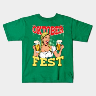 Oktober Fest Girl Kids T-Shirt